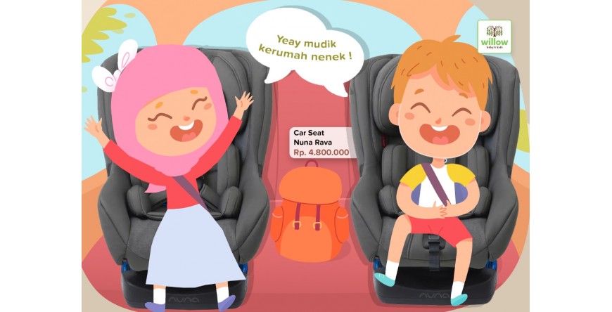 Bawa Si Kecil Mudik Naik Mobil Pakai Car Seat Nuna Rava